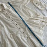Free People Freya Poplin Button Up Shirt White Size XS Photo 13