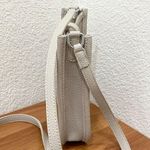 BARBAROSSA Neutral Stone Perforated Horse Design Poly/PVC Crossbody Bag Photo 6