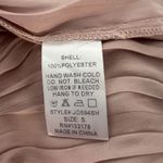 Pookie & Sebastian Pink Satin Ruffle Tiered Mini Holiday Dress Festive  Size S Photo 4