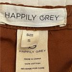 Happily Grey Womens Parachute Pant Drawstring Pants NWOT Brown Photo 2