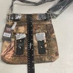 KING’S MOUNTAIN Shadow Women’s Camo Crossbody 10.5X10.5 Brown & Green New Photo 1