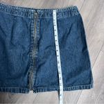 American Eagle Blue Zip Up Mini Skirt 14 Photo 4