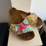 Birkenstock Birki’s Tropical Floral Colorful Paisley Slide Sandals EU41/USW10/M8 Photo 0
