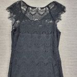 Intimately Free People Lace Slip Dress Womens Medium Black Sexy Sheer Bodycon Photo 11