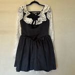 House Of CB  'Cleora' Black Lace Ruffle Mini Dress NWOT Size L‎ A-C Photo 3