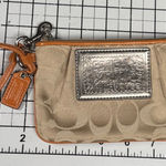 Coach  Poppy Y2K Wristlet Features Kissing Cs & Leather Trim | Amazing Condition Photo 0