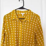 Garnet Hill  Womens Boho Chic Tunic Top Size Medium Ruffle Sleeve Textured Artsy Photo 1