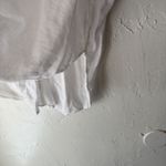 Silence + Noise Silence + Noise Shirt Womens Medium Button Front Short Sleeve Cottage Peasant Photo 5