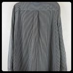 Banana Republic Dillon Shirt XL Black White Pinstripe Button Down Long Sleeve Photo 9