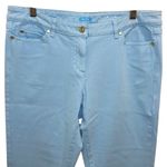 J. McLaughlin ‎ Womens Mid Rise Stretchy Skinny Ankle Jeans Skyblue Size 12 Photo 1