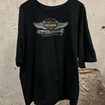 Harley Davidson Black Myrtle Beach SC Angel Wing Short Sleeve Biker T-Shirt 3XL Photo 0
