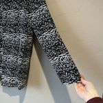 Sparkly Modest Top Mother Of The Bride Animal Print Sequin New Years Party Top Silver Size 16 Photo 2