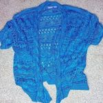 Laura Scott Women’s Blue short sleeve sweater/cover up Photo 0