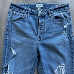 Studio Blue  Distressed Blue Straight Leg Jeans Size 30 Photo 3