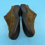 L.L.Bean Brown Leather Suede Mules Clogs Size 8 Photo 1