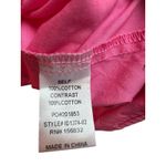 BiBi Red Pink Color Block Shirt Dress Ruffle Sleeves Partial Button Front Medium Photo 5