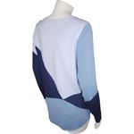 Belle By Kim Gravel Colorblock Long Sleeve Sweater Twilight Blue X Photo 7