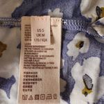 Free People  - Love Letter Floral Tunic Top Blue White Sz S Photo 6