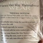 Hanes  Her Way Thermal Wear Bottom Black Pants Womens Longjohns 2XL Vintage 1996 Photo 10