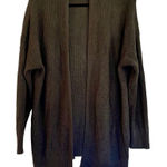 American Eagle dark grey knit oversized cardigan xs Photo 0