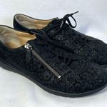 Hartjes XS Comfort Shoes US 10.5 Black Casual Sneakers Zipper Laces Photo 0