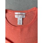 Women’s Nordstrom Signature Salmon Cashmere 3/4 Sleeve Sweater Sz L Pink Size L Photo 1