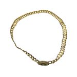 Vintage Gold Chain Belt Necklace Enamel Medallion Heavy 94g Statement Photo 12