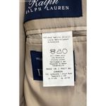 Ralph Ralph Lauren Beige Blazer 10%Wool Silk Check Suit Jacket Mens Photo 8