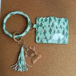 Walmart Cactus Print Key & Card Holder with Tassel Photo 1