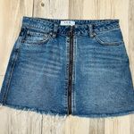 Free People Women's Mini Zip It Up Skirt sz 28. Photo 4