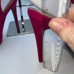 Thalia Sodi  Womens Pink 1" Platform Signature Heart Hardware Padded Adjustable S Photo 8