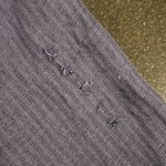 đź’•FRESH LAUNDRYđź’• 100% Linen Cropped Wide Leg Jumpsuit Blue Large *Flawed* NWOT Photo 9