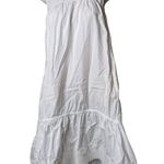 3.1 Phillip Lim 3.1 Philip Lim Drop Waist midi hi lo white cotton sleeveless dress sz 0 Photo 1