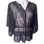Tory Burch  Margarete Sheer Top, Sz 2 Photo 2