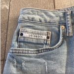 Calvin Klein Size 27 Distressed Y2K 90s Denim Skirt. Photo 4