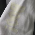 NWT Cakeworthy Mickey Ghost Peplum Crewneck XXL White Boo Glow In The Dark Green Size 2X Photo 5