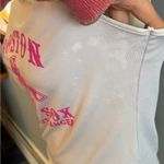 Augusta Sportswear  White Tank Top with Pink Graphics Photo 3