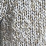 Sweater Acrylic Wool Alpaca Knit Womens Medium Mock Neck Eagles Eye Vintage Tan Photo 4