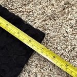 Maggie Lawrence Black Lace Short Sleeve Crop Top Size M Sheer Back Dressy Chic Size M Photo 7