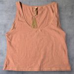 SKIMS New  Cotton Tank Top Womens 3X Sedona‎ Scoop Neck Sleeveless Casual Photo 0