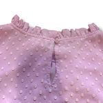 J.Crew Factory Lilac Ruffle Sleeveless Office Brunch Blouse - Large Photo 3