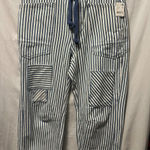 We The Free NWT  Moxie Railroad Low-Slung Jeans Size 28 Dark Slate Button Fly Photo 0