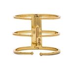 Luv AJ The Triple Spear Bangle Ring in Antique Gold Photo 0
