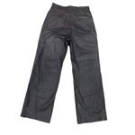 Reformation  x Veda Kennedy Black Leather Wide Leg Pants Size 6 MSRP $498 Photo 3