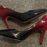 Joy in love shoes women's Pumps high Heel Size7.5 Patent Red & black fade Size 7.5 Photo 2