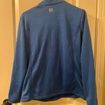 MED COUTURE Women's Athletic Zip Up Track Jacket Coat Blue Size Medium Photo 9