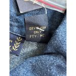 New Direction  Size M Denim Jacket Shirt Snowman Winter Theme NWT button down Photo 9