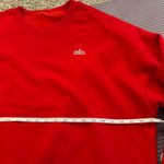 Alo Yoga Alo Accolade Crewneck Pullover - Bold Red Photo 5