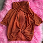 Fall top. Size XS. Brand new without tag. Brown fall see through top Photo 0