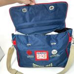 Fossil Vintage  Nylon‎ Campus Messenger Bag Blue Photo 1